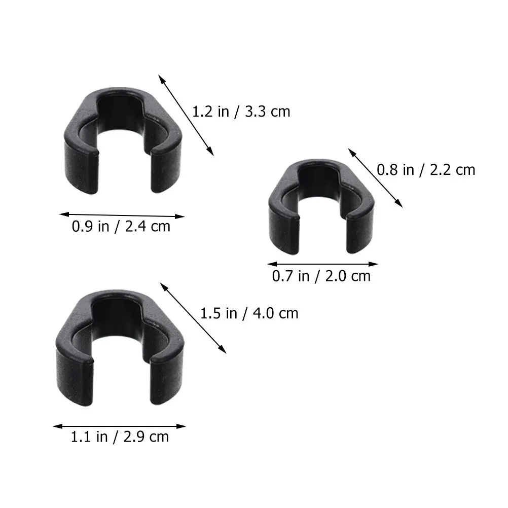 15 stuks Mic Kabel Clips Zware Plastic Microfoon Kabel Houder Klem voor Mic Stand Pole Microfoon Accessoires