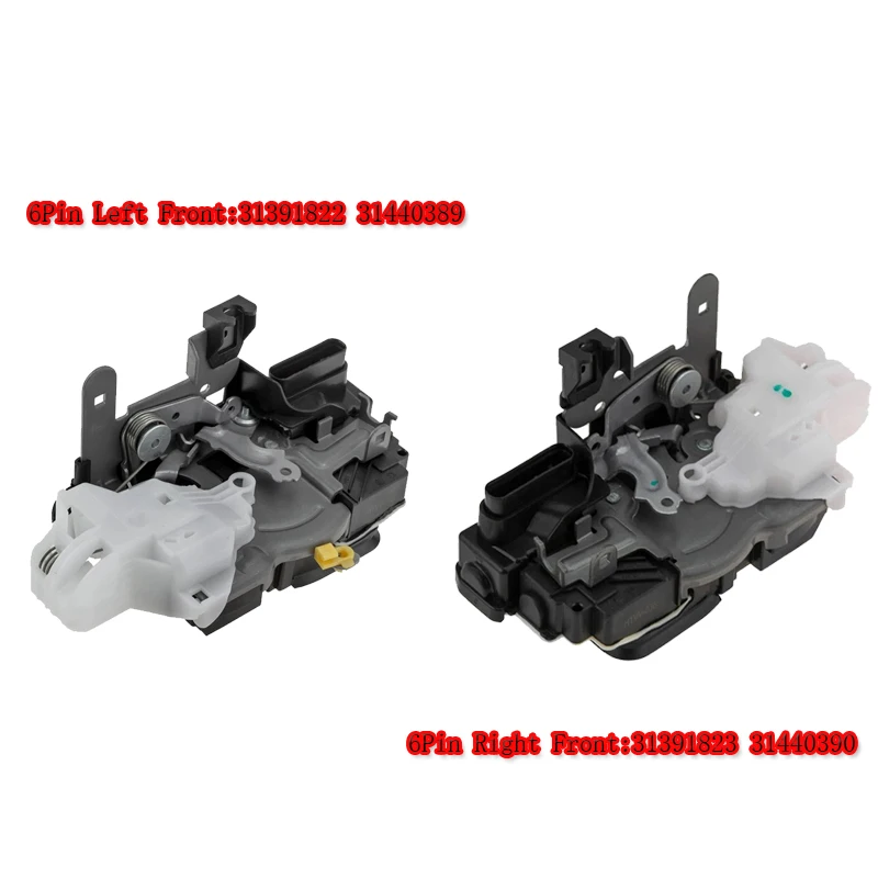 

6-контактный цилиндр замка двери автомобиля 31391822 31440389 31391823 31440390 Привод дверного замка для Volvo V40 Cross Country&Hatchback