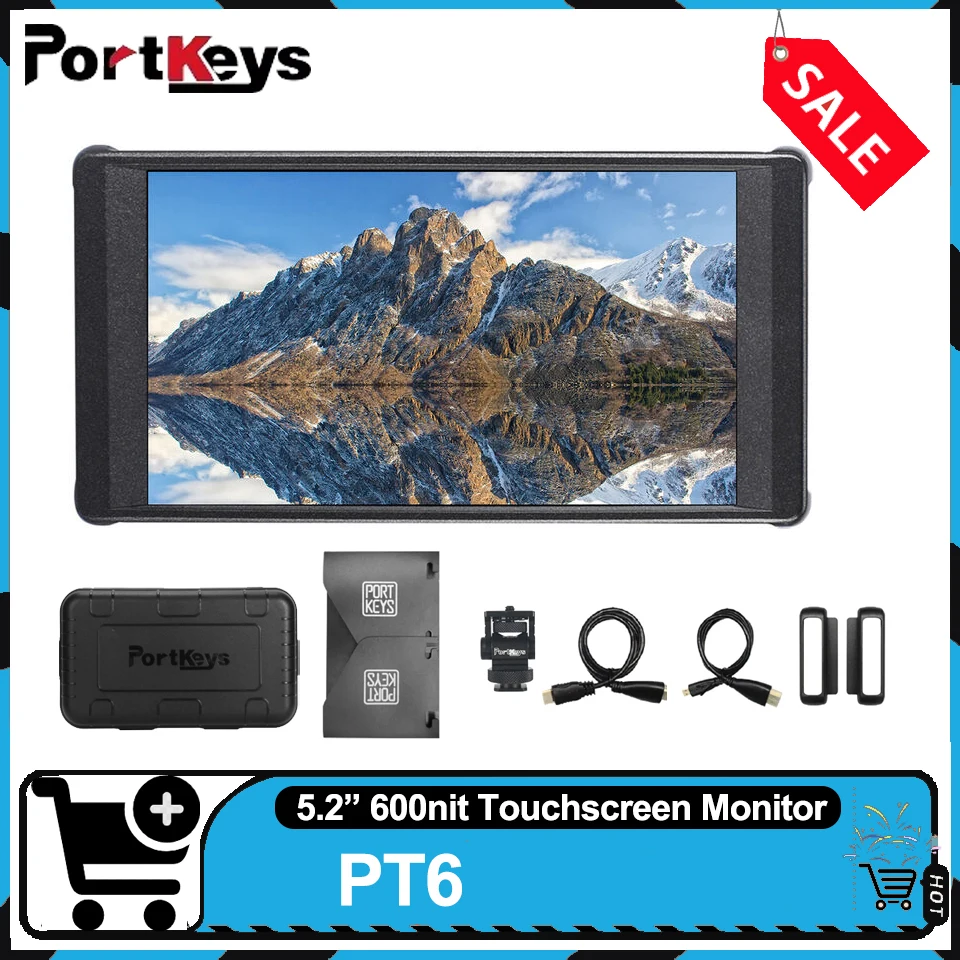 PORTKEYS PT6 600nits Touch Screen 5.2