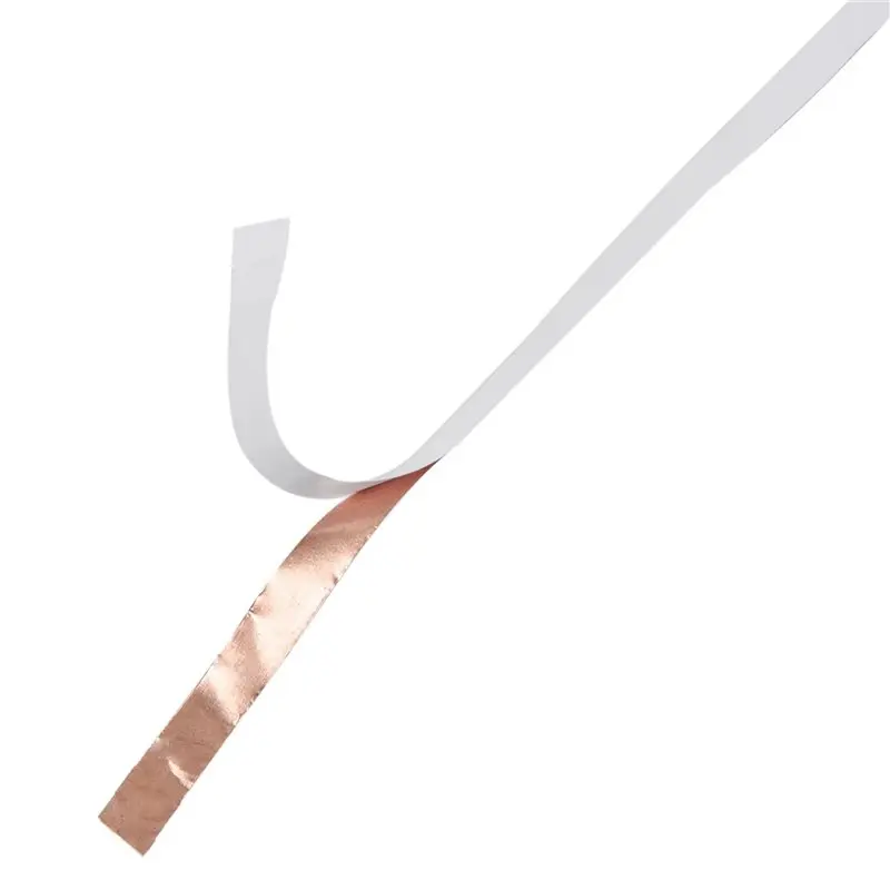 HRBAJ-3X Copper Foil Tape With Conductive Adhesive (6Mm X 33Meters) - Crafts, Stained Glass, Soldering, Electrical Repairs