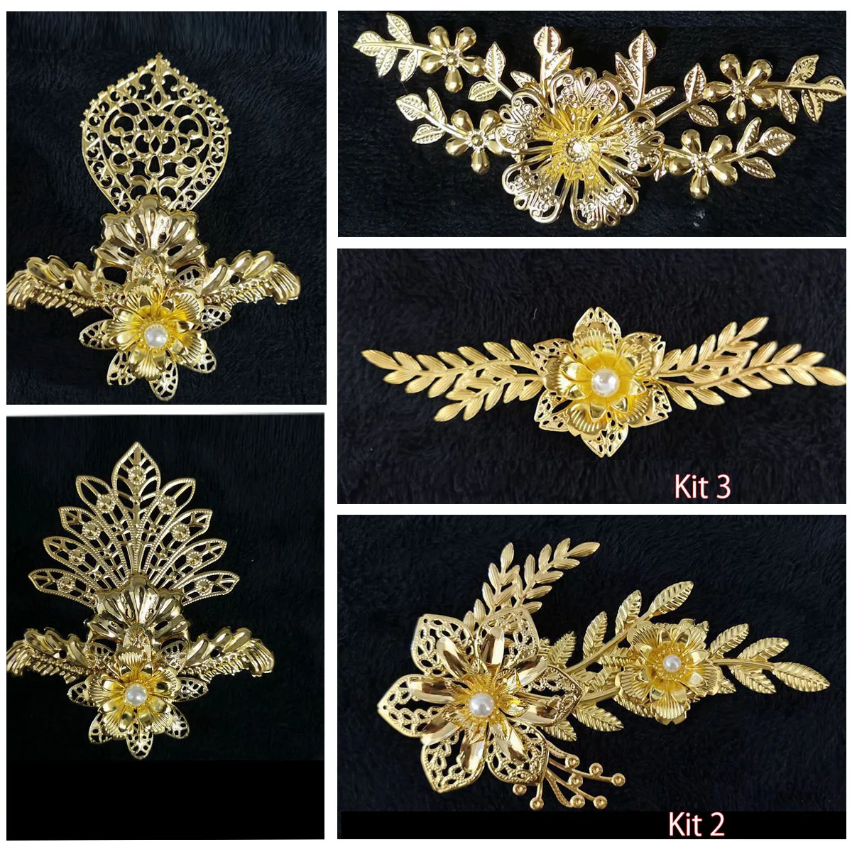 DIY Kit Do It Yourself Goddess Halo Crown Pregnancy Maternity Flower Leaves Headpiece Metal Filigree Material Accessories