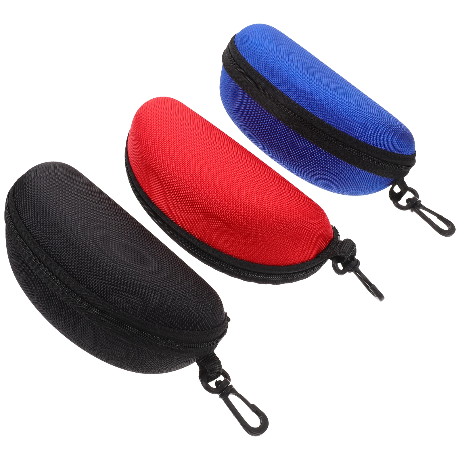 

3pcs Glasses Case Portable Soft EVA Sunglasses Organizer Pouch Zipper Anti Pressure Protective Box For Eyeglasses Travel
