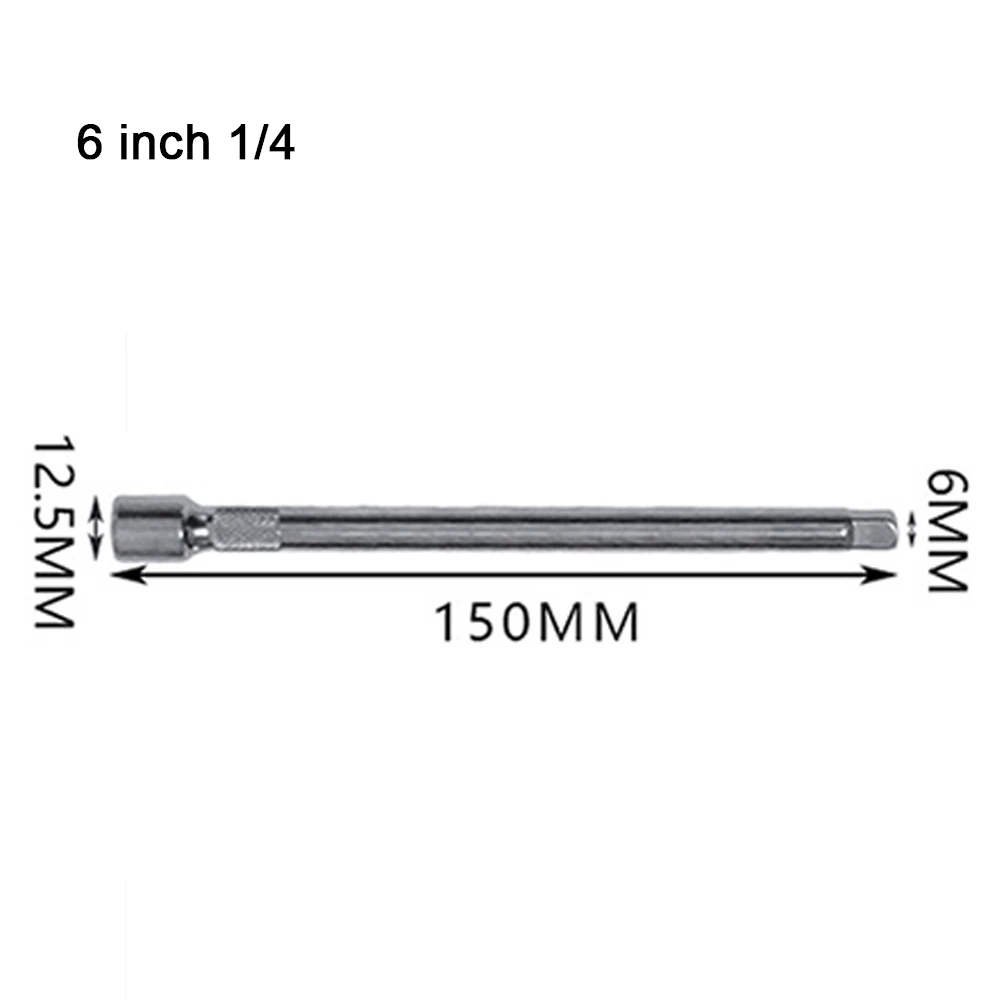 1/4 3/8 1/2 Wrench Extension Bar Socket Chromium-vanadium Steel   Ratchet Sleeve Connecting Rod Steering Extension Bar