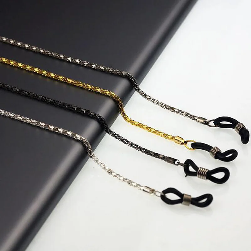 

1PC Non-slip Metal Eyeglass Chain Cord Sunglasses Lanyards Holder Strap Necklace Women Men Reading Glasses Lanyard Rope