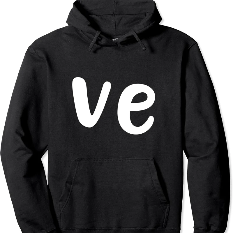 

Милый одинаковый наряд для пары на День Святого Валентина, подарок, часть любви 2, сохраняющий тепло пуловер с длинными рукавами, одинаковые толстовки, зимняя толстовка