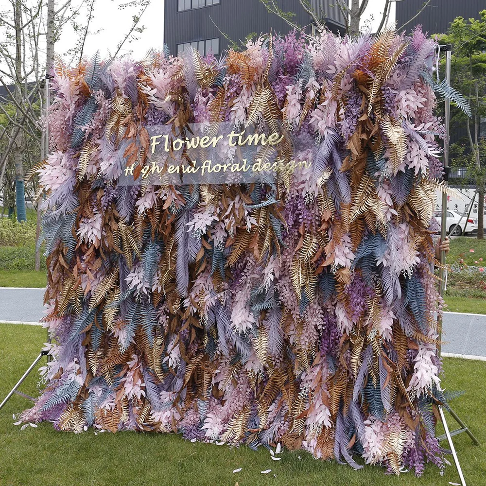 

Express Shipping Burgundy ArtificialFlower Wall Backdrop 8ft x 8ft For Weddding Events Props