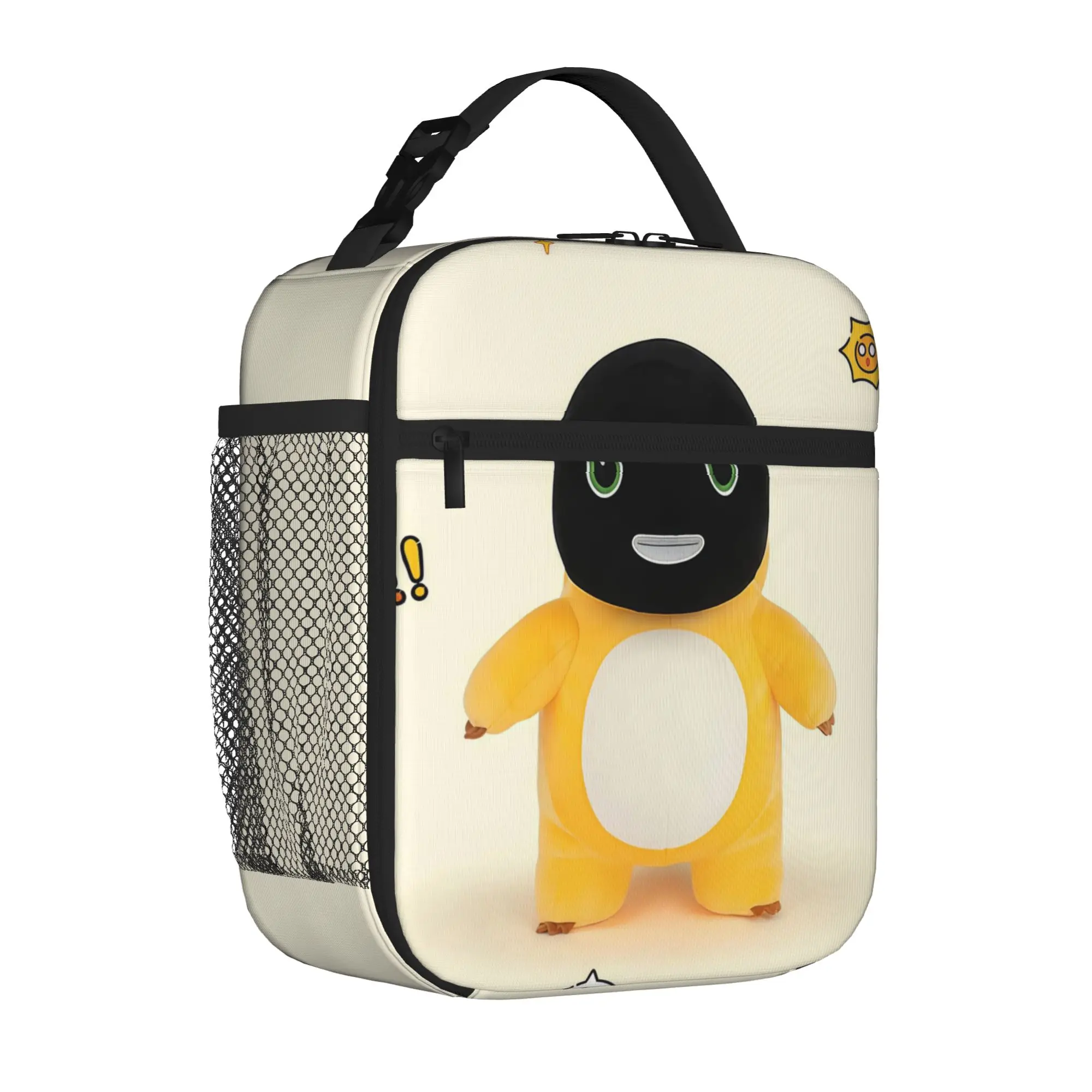 1 Piece Portable Lunch Container chubby dragon  Zipper Closure Durable Pocket Nailoong For Lunch Box Bag