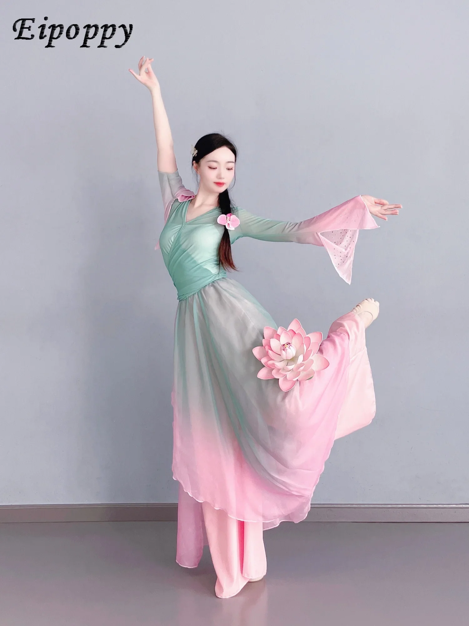 중국 무용 공연 코스튬 세트