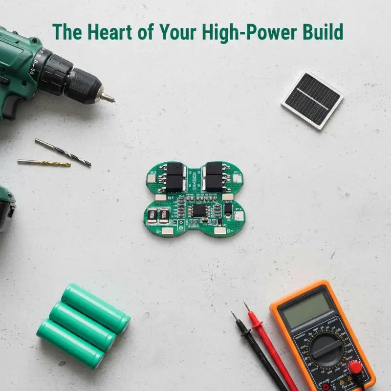 16.8V 4S Ternary Lithium Battery BMS Protection Board 25A Over-Discharge Protection for 18650 E-scooter Power Supply