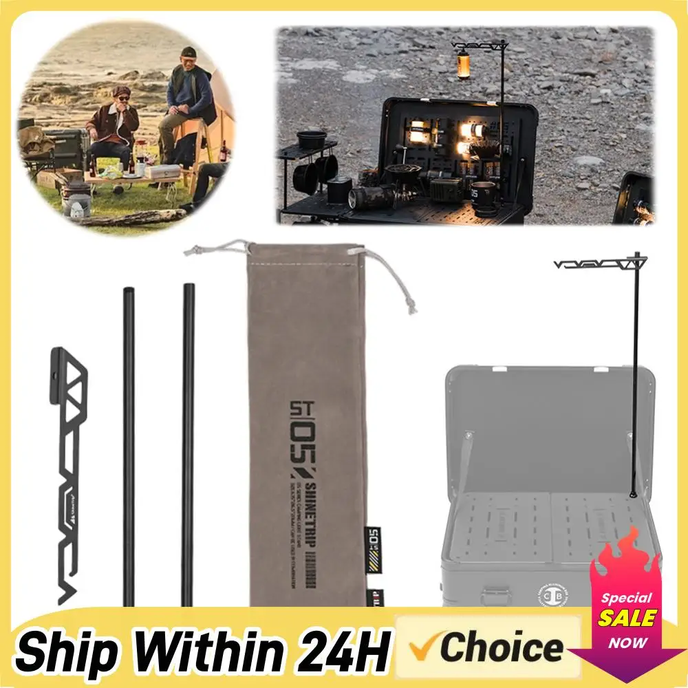 

Подставка для кемпингового фонаря, алюминиевая стойка для лампы, настольный держатель для кемпинга и походов