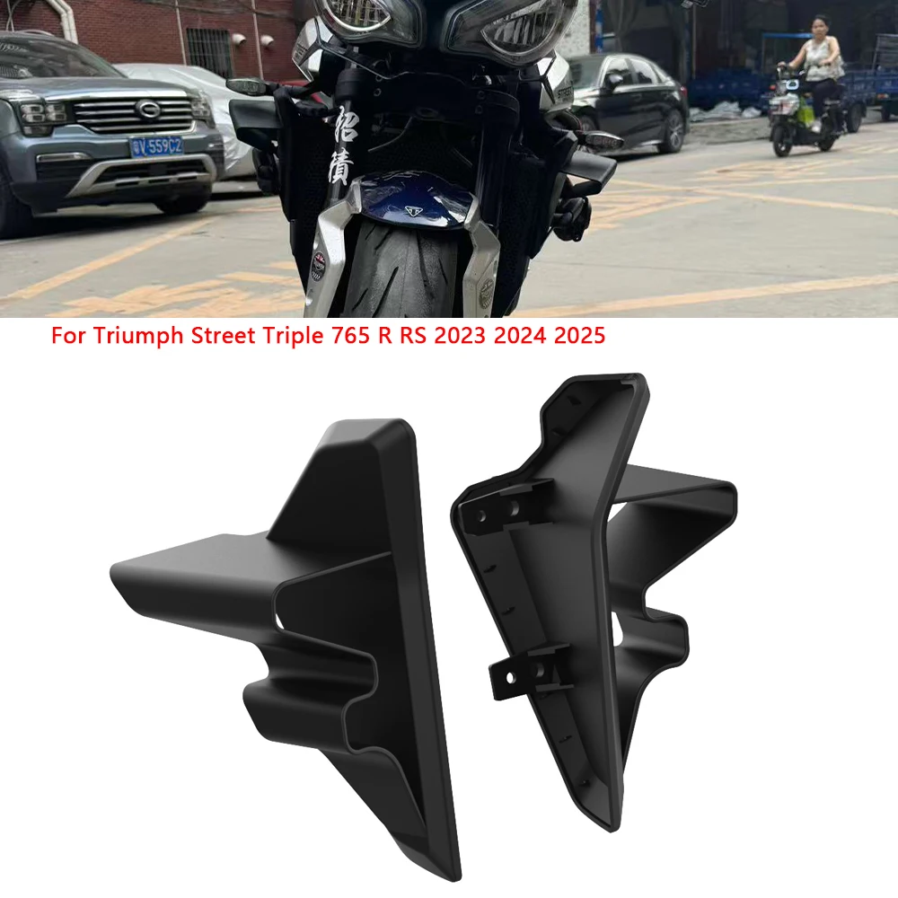 

For Triumph Street Triple 765 R RS 2024 2023 2025 Motorcycle Spoiler Side Fairing Aerodynamic Winglet Fixed Wing Side Spoiler