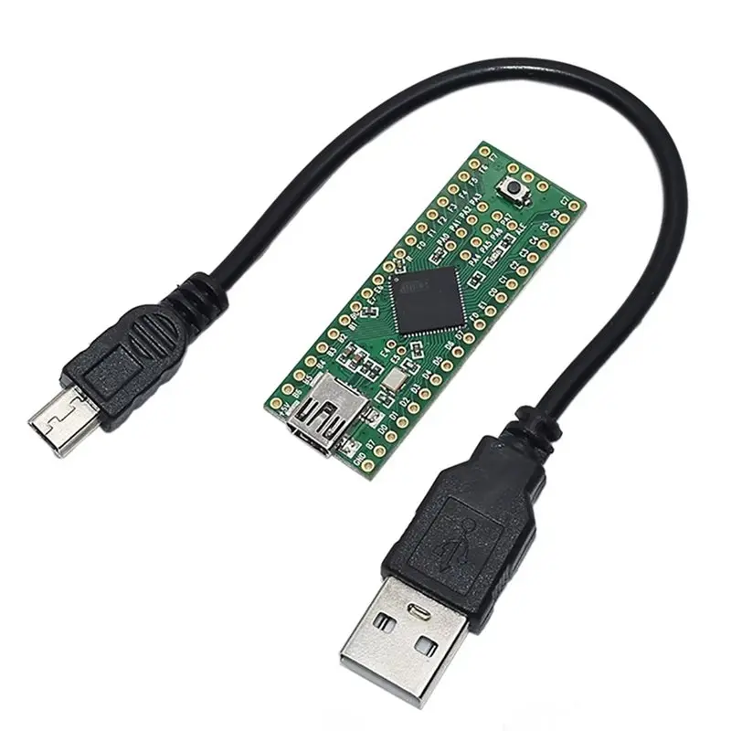 AED7-Teensy 2.0++ USB AVR Development Board ISP U Disk Keyboard Mouse Experimental Board AT90USB1286 For Arduino