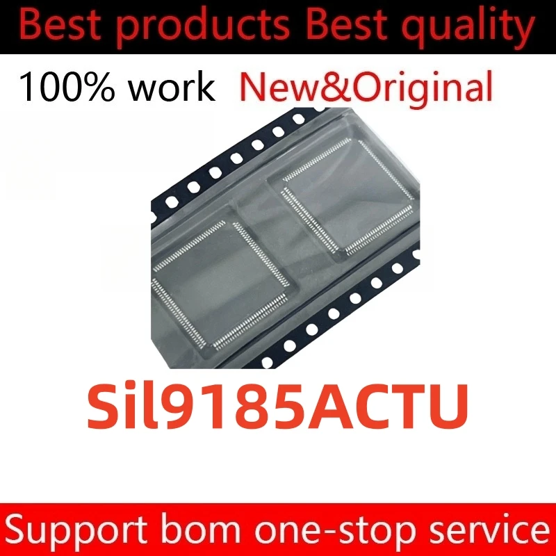 

(2pcs)SIL9185ACTU Sil9185ACTU SiI9185ACTU Si19185ACTU QFP-80