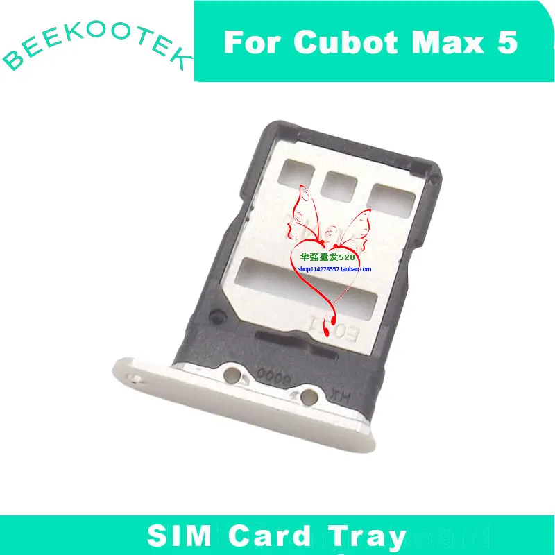 New Original Cubot Max 5 SIM Card Holder SIM Tray Card Slot card reader Adapter Accessories For Cubot Max 5 Smart Phone image 2