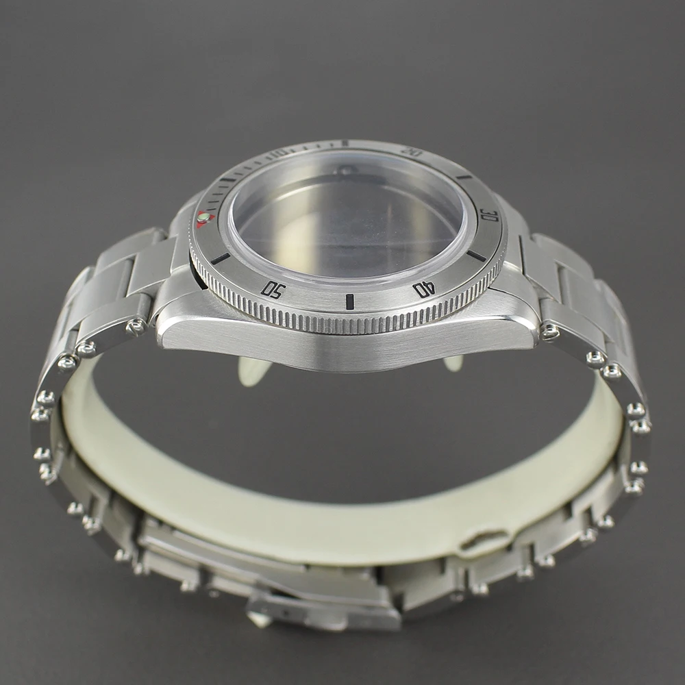 38mm Cassa per orologio in acciaio 316L Cinturini resistenti all'acqua per 4R Nh35 Nh36 Nh38 Nh70 Movimento NH35 Accessori per orologi Vetro zaffiro