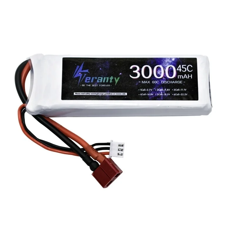 2S Lipo Battery 7.4v 1500mah 1800mah 2200mah 3000mah 4200mah 5200mah 6000mah 7200mah 10400mah JST/XT60/T RC Parts 7.4v Battery