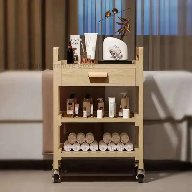 

Beauty for Trolleys Auxiliary Equipment Salon Furniture Lashista Station Hairdresser Trolley Machine Stainless Steel Cart Nail