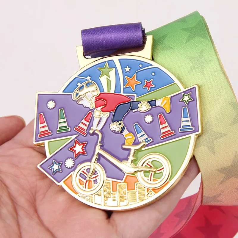 Balanced Color Medals for New Balanced Car, Children's Cycling Games, Gold, Silver, Copper, Wholesale