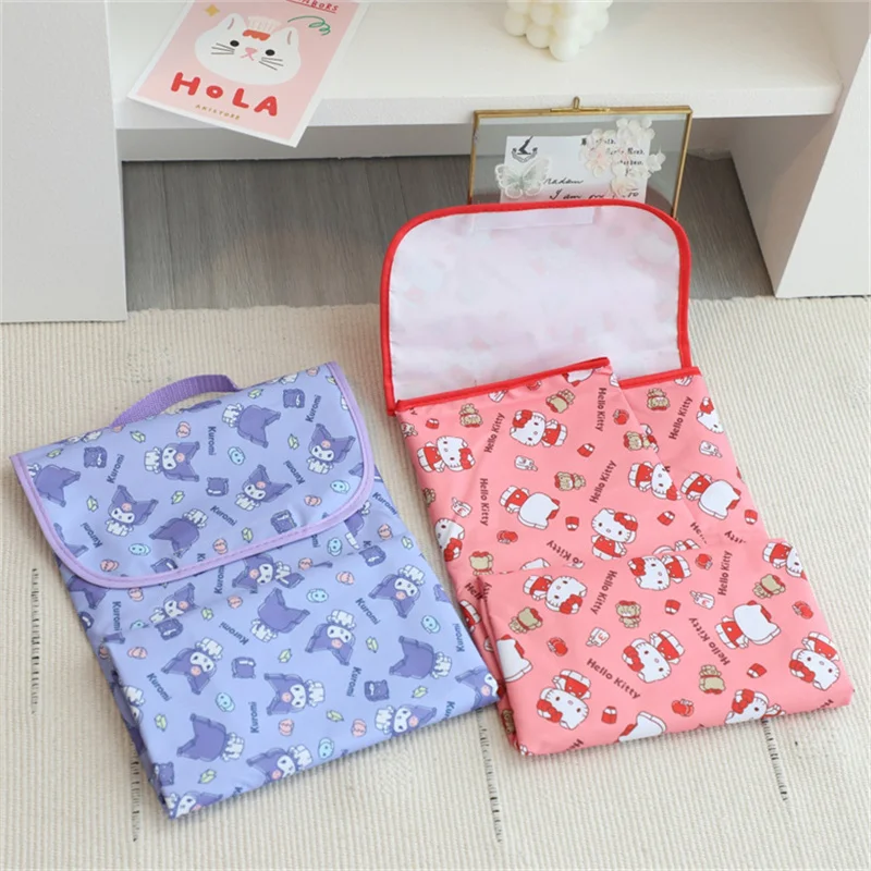 Sanrio Kawaii Pochacco Picnic Mat My Melody Cartoon Spring Outing Portable Folding Waterproof Thickened Beach Picnic Camping Mat