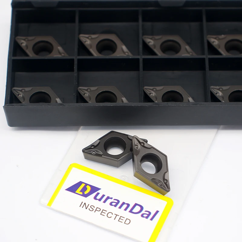 จัดส่งฟรี DCMT11T308 6125 เม็ดมีดคาร์ไบด์สำหรับงานกลึง เครื่องกลึง CNC