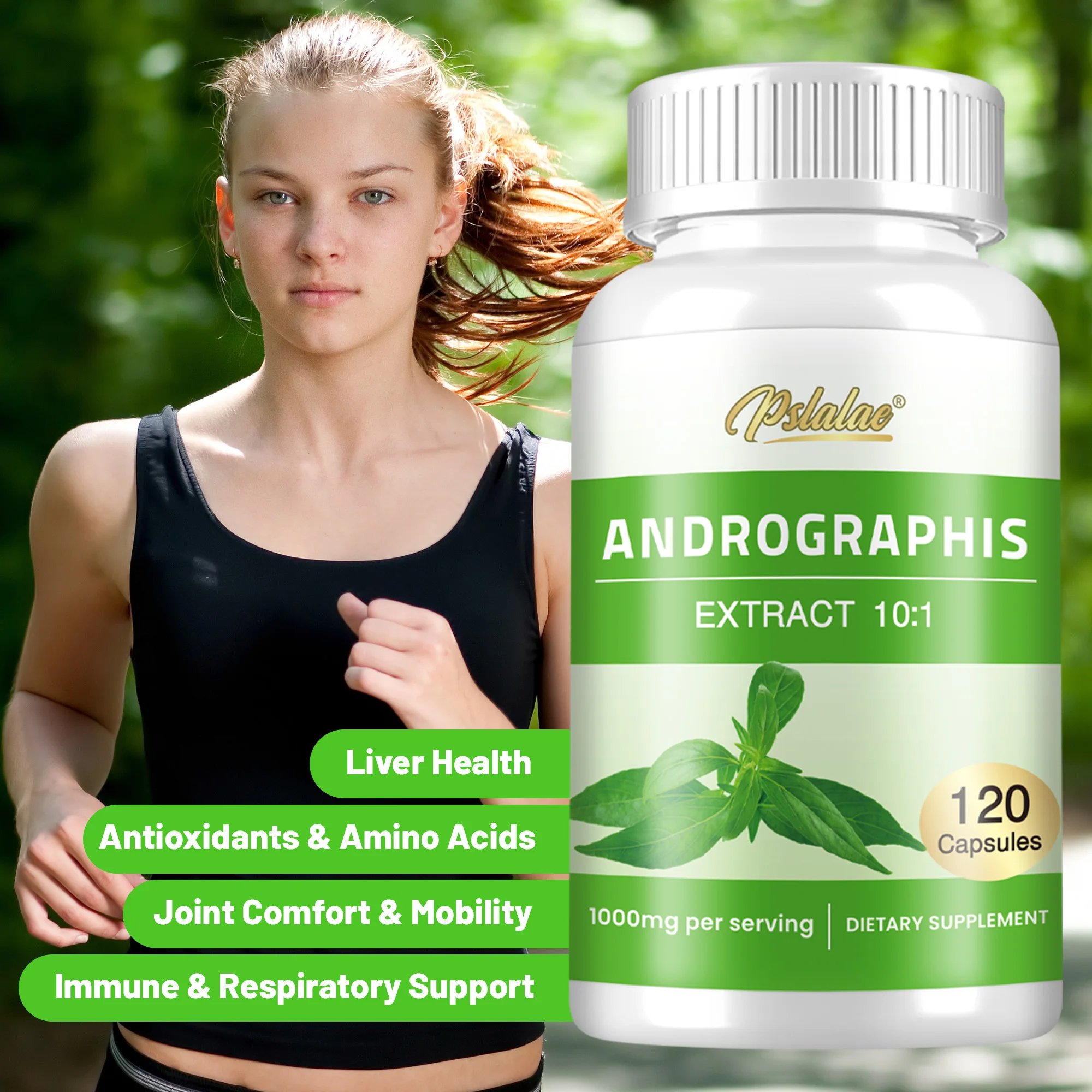 

Andrographis Capsules 1000mg - Immune Support and Joint Health, Liver Support - 120 Capsules