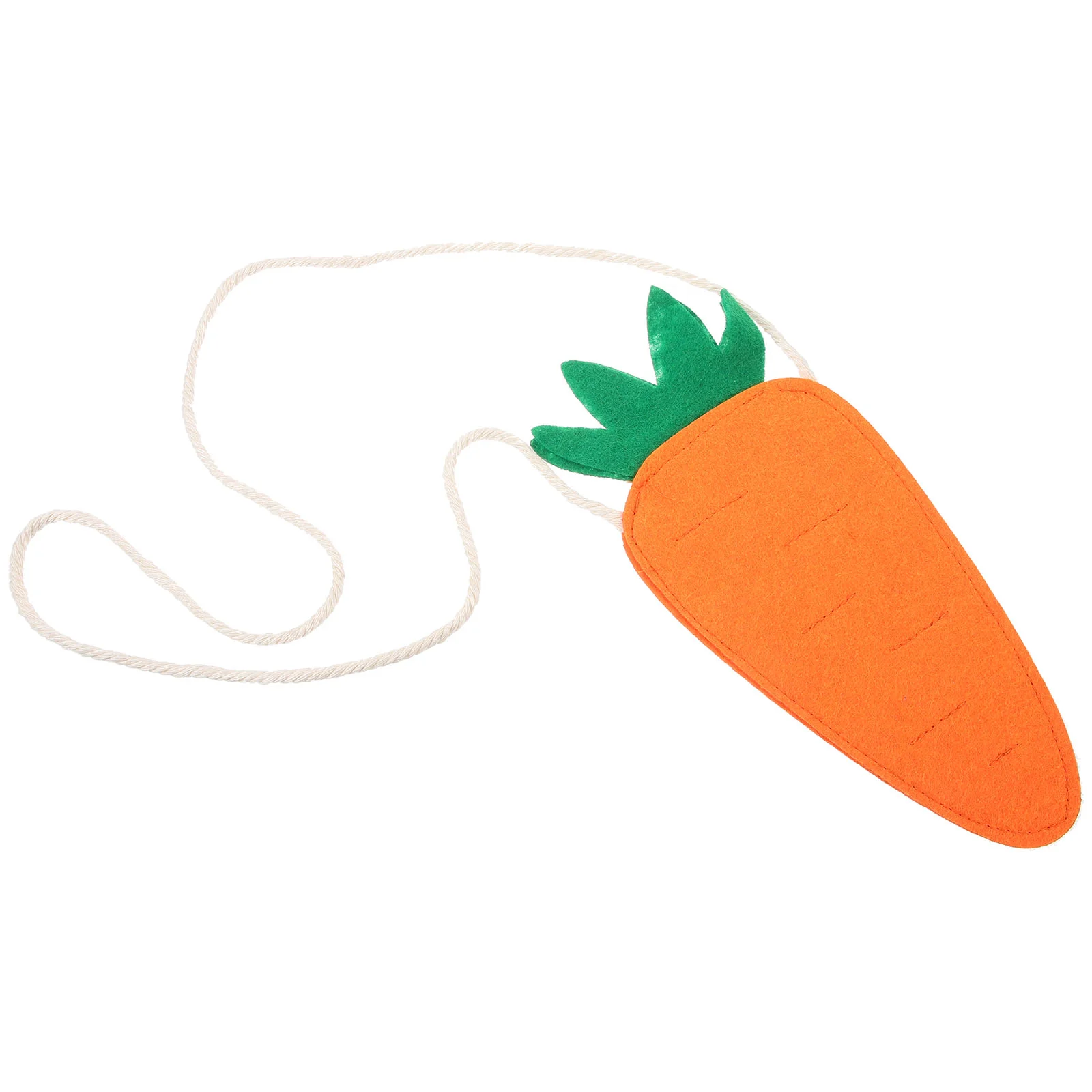Bunny Decorative Bag Small Carrot Purse Girl Storage for Children Easter Hanger