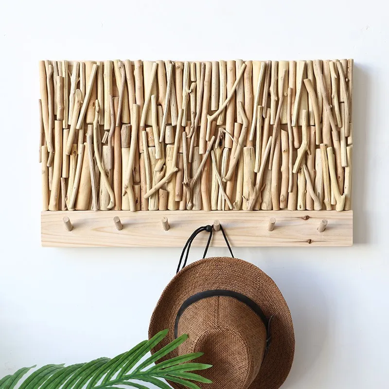 Simple wooden meter box, shielding painting living room switch box, distribution box shielding box