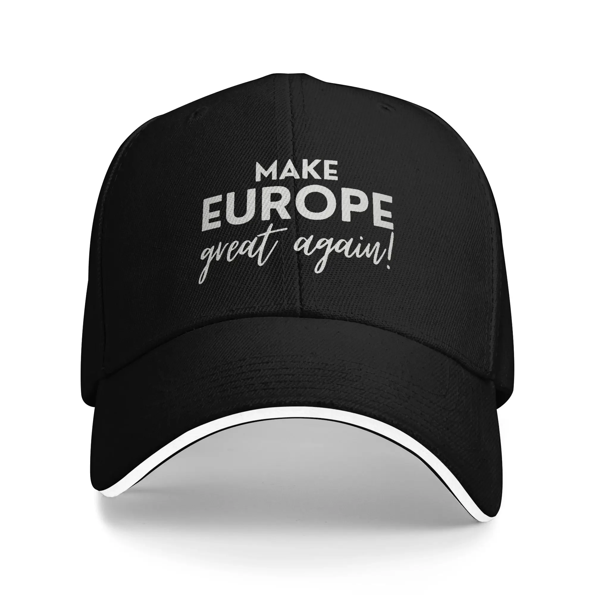 Artistic Lettering European Make Europe Great Again MEGA Beach Baseball Caps Man Hip Hop Trucker Cap Female Pool Party Sun Hat