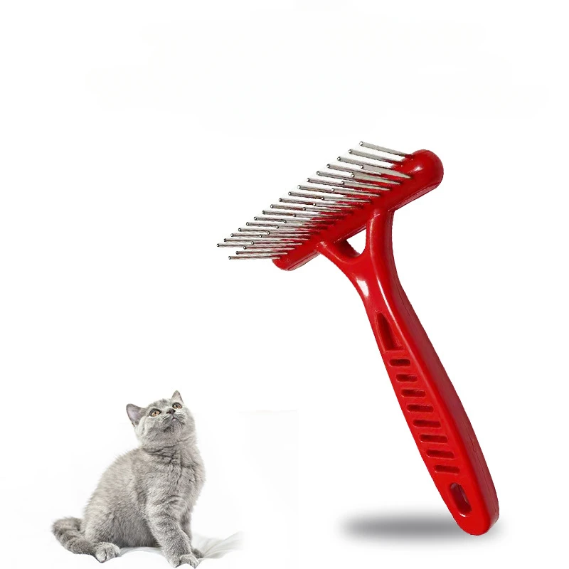 White Rake Comb for Dogs Brush Short Long Hair Fur Shedding Remove Cat Dog Brush Grooming Tools Pet Dog Supplies