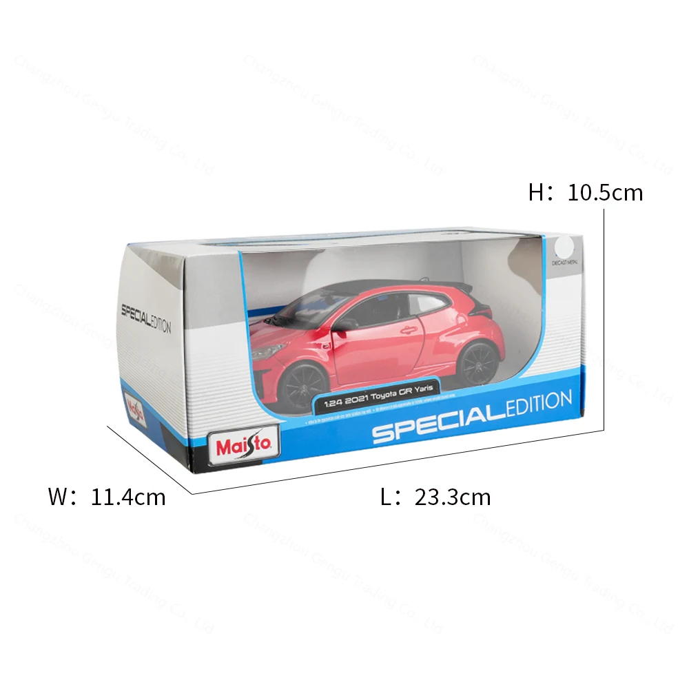 MAISTO - Toyota Yaris GR 2021 - Modèle réduit réaliste de Voiture de