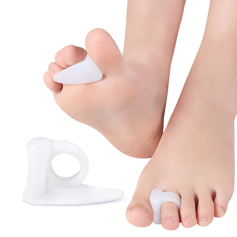 1 ~ 10PCS Zehenspreizer Knochenkorrektur Haarglätter Weiche SEBS Finger Schutz Bunion Teller Fußmassagegerät Pediküre