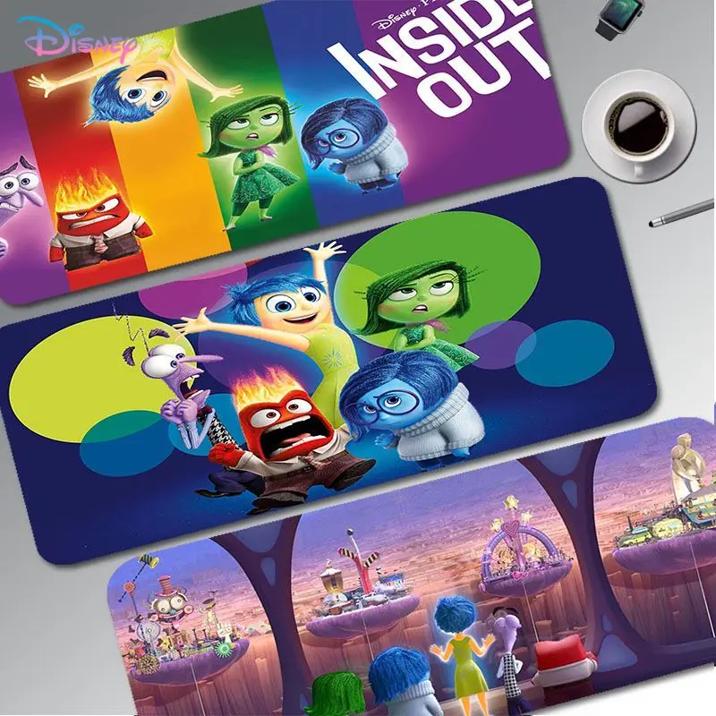 

Disney Inside Out Mousepad Custom Skin Office Computer Desk Mat Table Keyboard Big Mouse Pad Laptop Cushion Non-slip