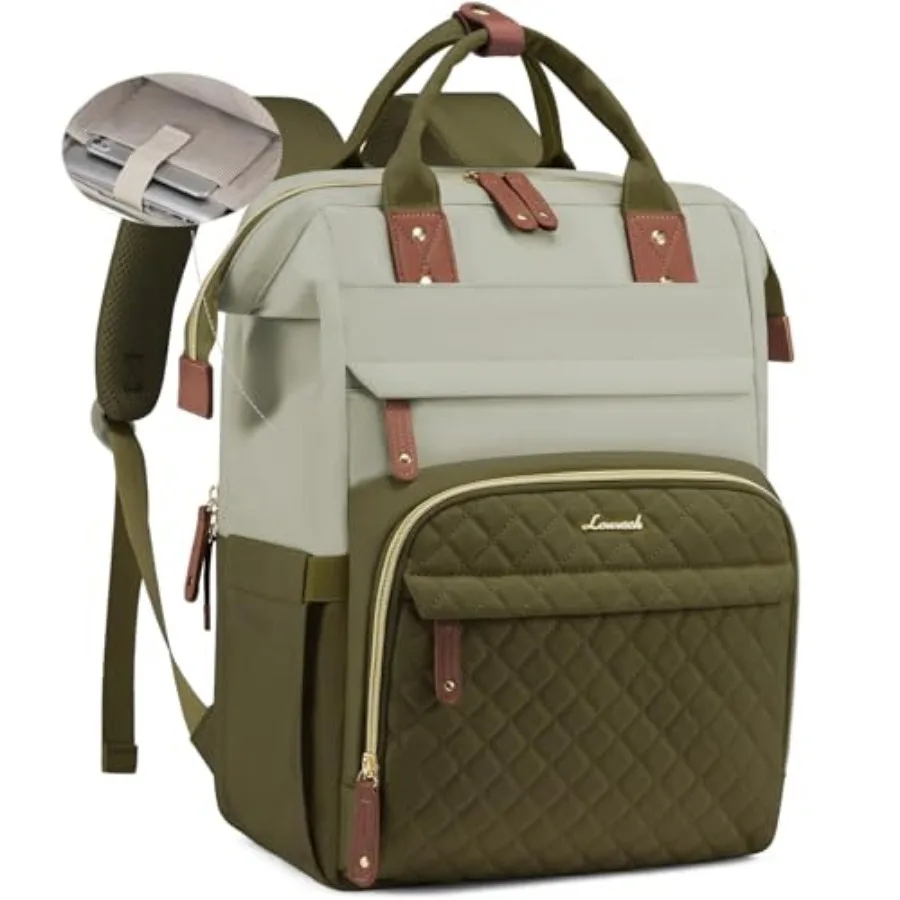 

Laptop Backpack for Women, 15.6'' Waterproof Nurse Bag Teacher Work Backpack Purse for Women, Travel Computer Backpack for Coll