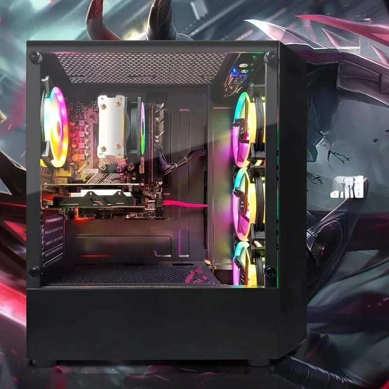 PC desktop da gioco, Radeon RX 590 8G GDDR5, AMD Athlon 3000G 3.5G, 16G DDR4, SSD 512G, WiFi 600M
