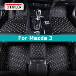 TITIPLER Custom Car Floor Mats For Mazda 3 Axela Auto Carpets Foot Coche Accessorie