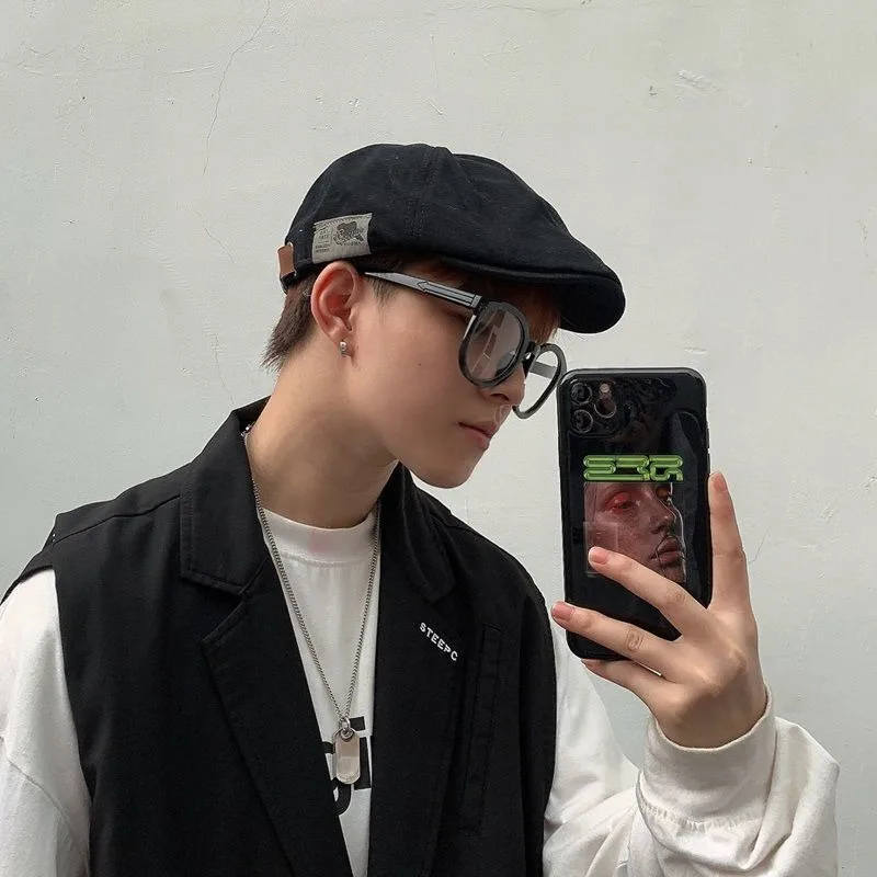 Cotton Peaky Blinders Caps For Men Hats Berets British Western Style Ivy Cap Classic Winter Woman Vintage Linen Beret - view 6