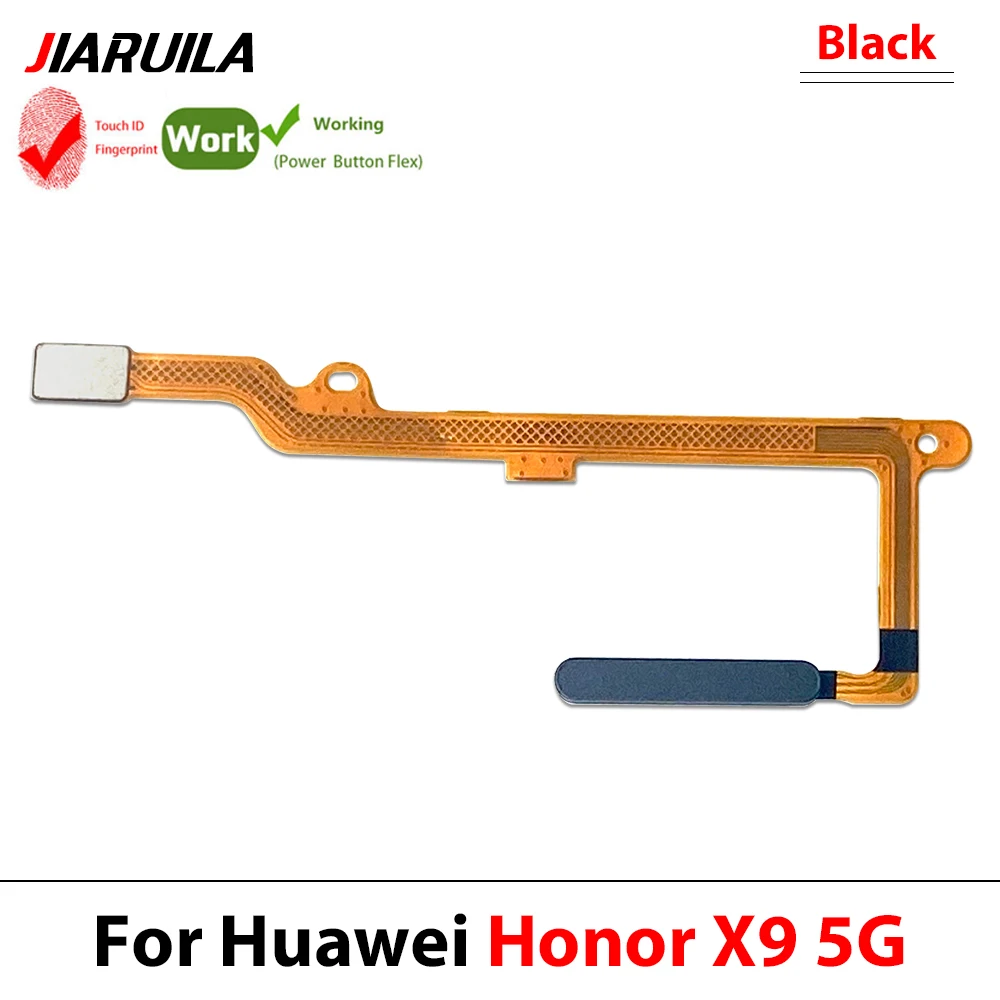Home Button Flex Cable For Huawei Honor X9 4G 5G X9A X9B Fingerprint with Power Button Touch Sensor Flex Ribbon