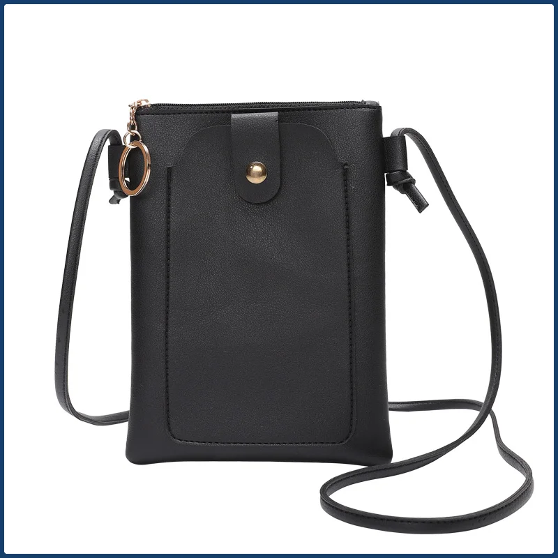 Bolsa de celular crossbody de ombro único para mulheres, mini bolsa versátil, chave de cartão, bolsa mensageiro, moda