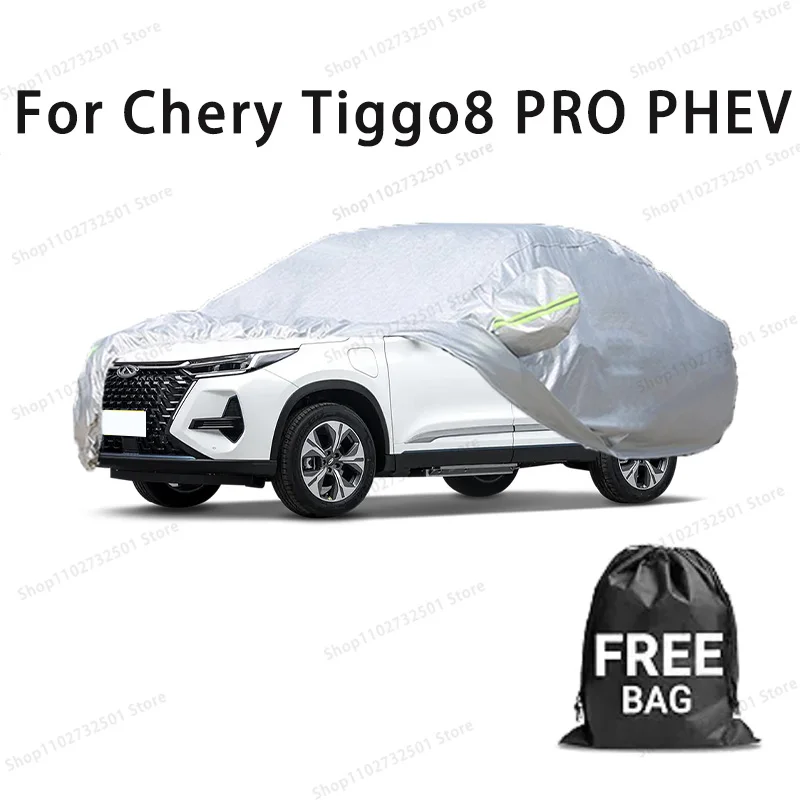 

Car cover For Chery Tiggo8 PRO PHEV Full cover Waterproof sun protection cover Scratch resistant cars accessories