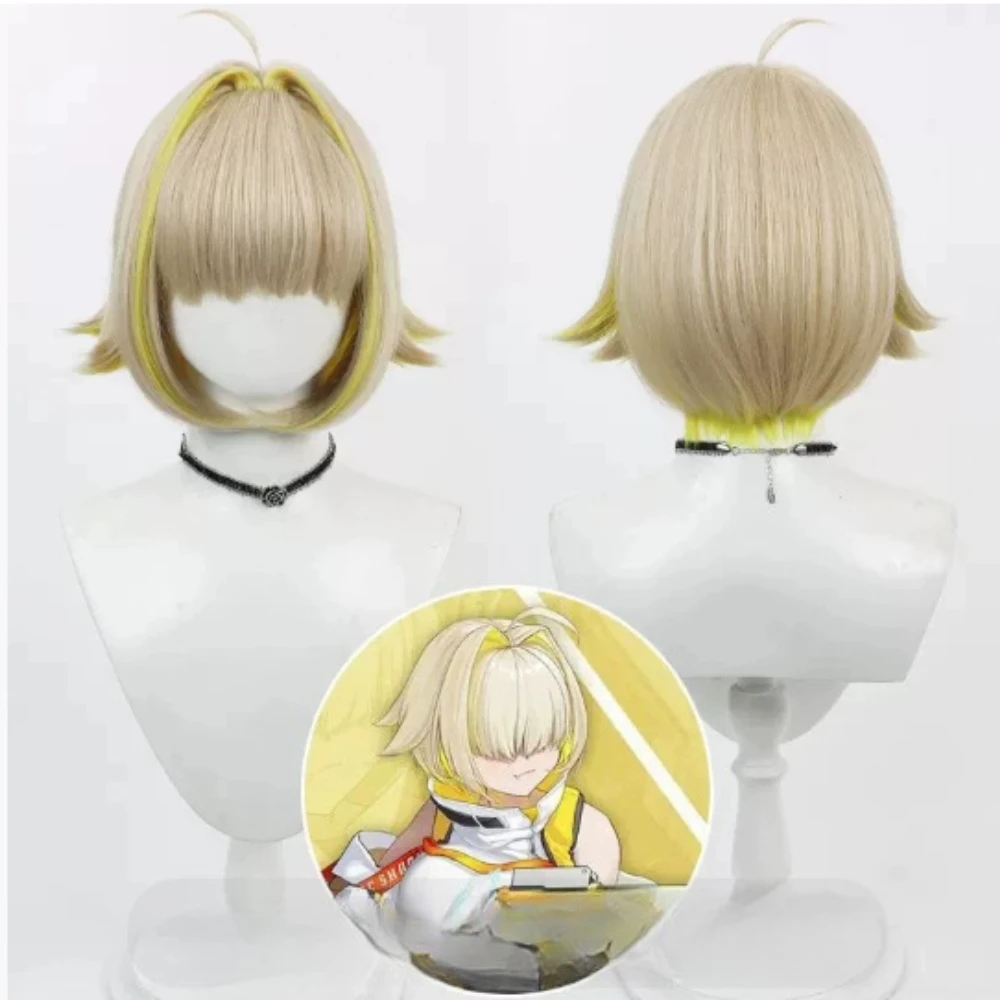 

Nick Wild Anime Character Wig Orange Synthetic Wig Heat-Resistant Synthetic Hairpiece Halloween Carnival Party Fashion Wig