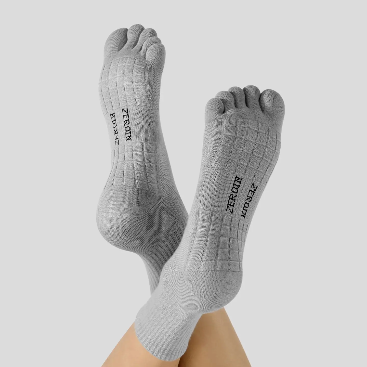 

Носки для йоги Pratic с сетчатой текстурой, носки с пятью пальцами, дышащие, противоскользящие, хлопковые, унисекс, для повседневного использования, спортивные, комфортные, продуманный подарок