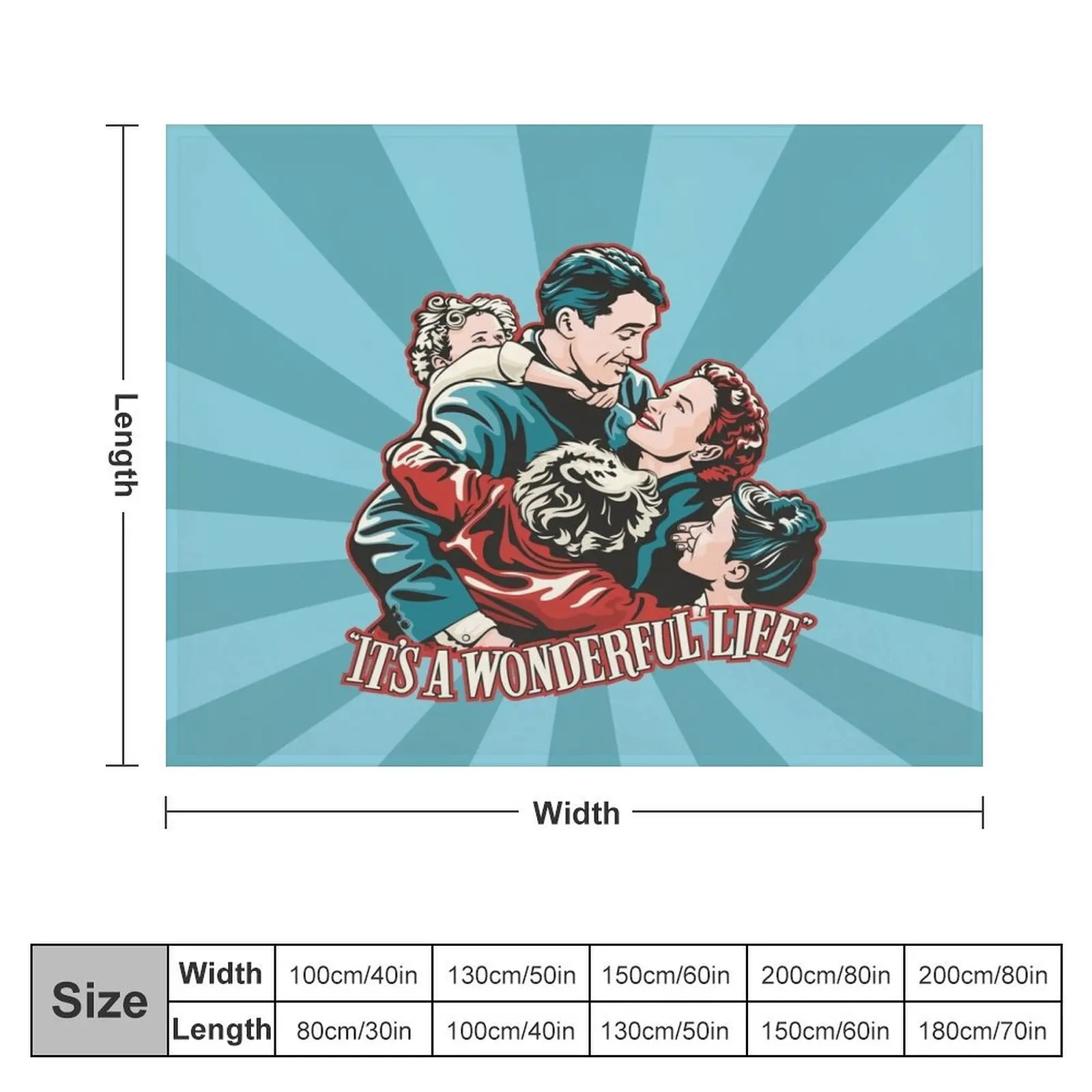 It's A Wonderful Life Throw Blanket Sofa Throw Picnic Blankets