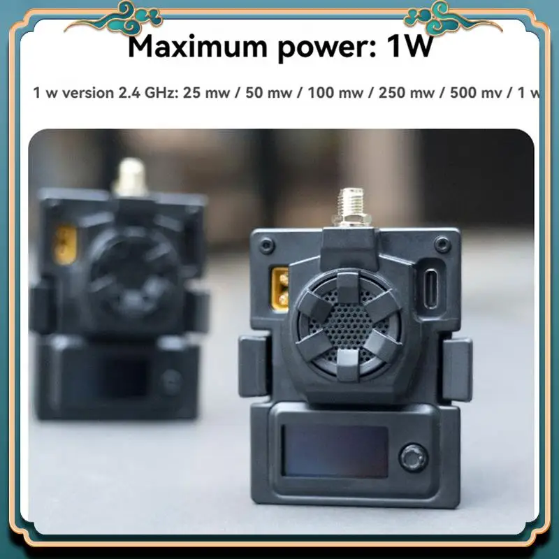 (جديد) - وحدة مايكرو TX V2 1 وات 2.4 جيجا هرتز لجهاز إرسال الراديو FPV بدون طيار كوادكوبتر نطاق محسن لتحسين استقرار الإشارة