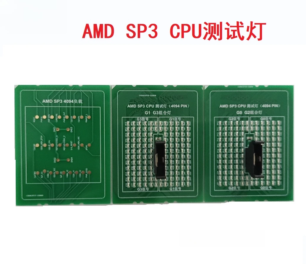 AMD EPYC SP3 LGA4094 CPU Socket LED Test Board Server Motherboard Repair Fault Detector Dummy Load Tester