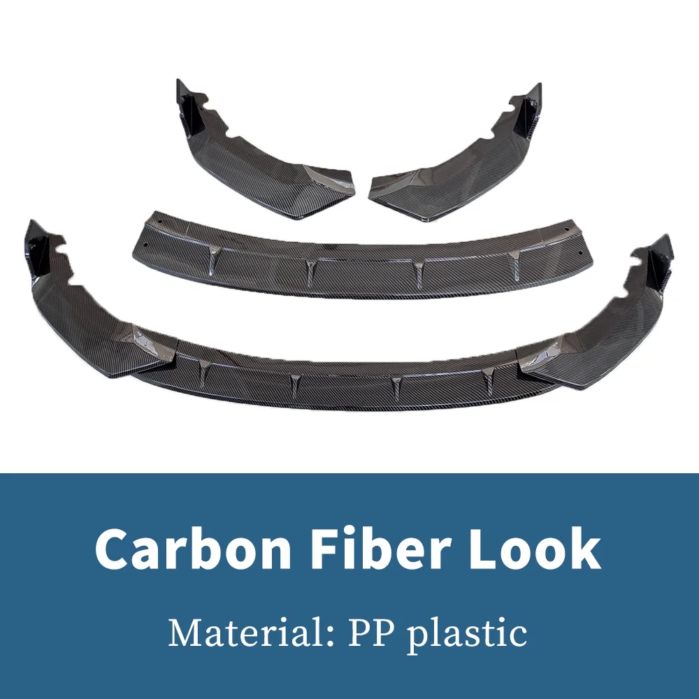المصد الأمامي الشفاه حارس الذقن الديكور ضبط الجزء الخارجي طقم الجسم الناشر التصميم تجميل لسيارات BMW F20 2019 #4