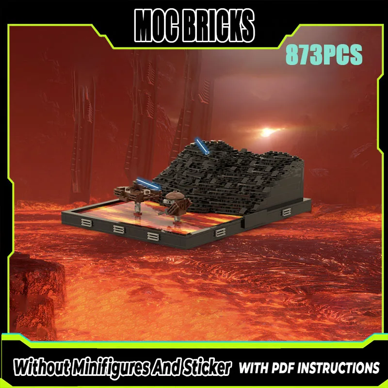 

Exquisite new MOC building block movie scene model Mustafa's dueling technology modular children's toy gift DIY assembly set