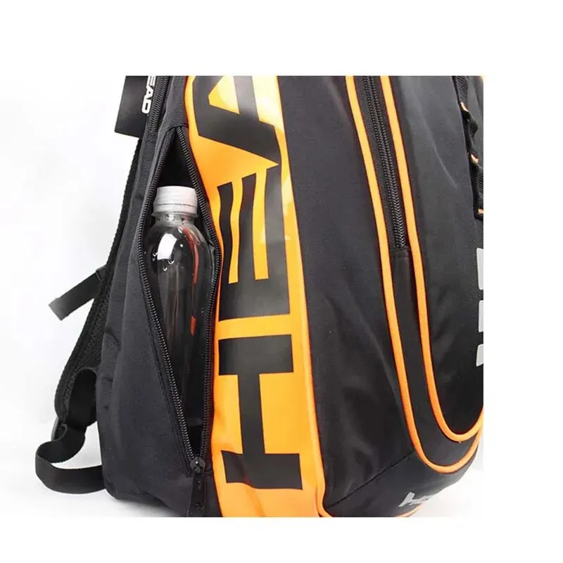 Mochila de tênis radical de cabeça original, 2 pacotes de raquetes, bolsa masculina, mochila de padel feminina