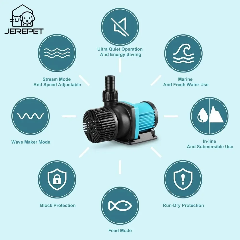 Water Pump with Controller, Submersible and Inline Return Pump