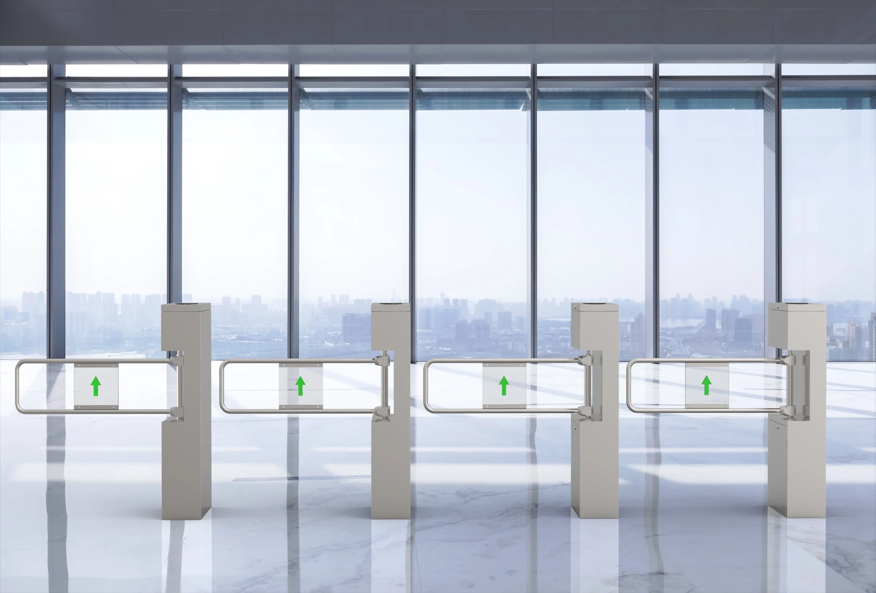 

Coin Operated Turnstiles Manual Tripod Turnstile Swing Barrier With Counter For Public Toilets