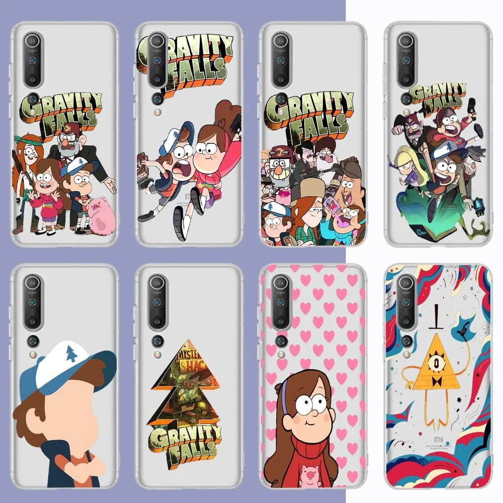 

Cartoon Anime G-Gravity F-Falls Family Phone Case For Samsung S 20 21 22 23 for Redmi Note7 8 9 10 for Huawei P20 30 Clear Case